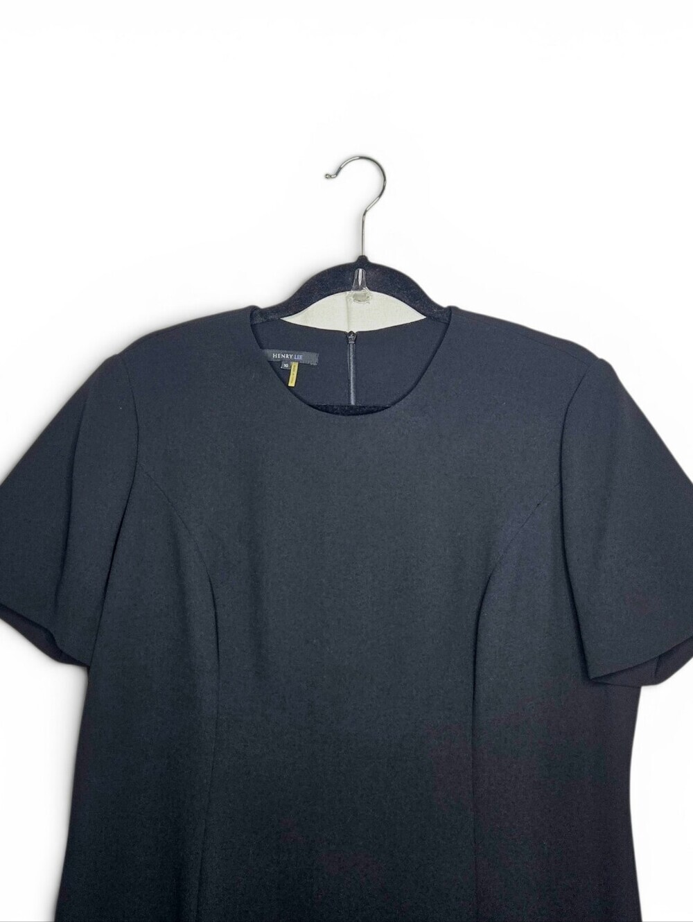 Henry Lee, Black Short Sleeve Dress, Size 10. - Picture 8 of 14